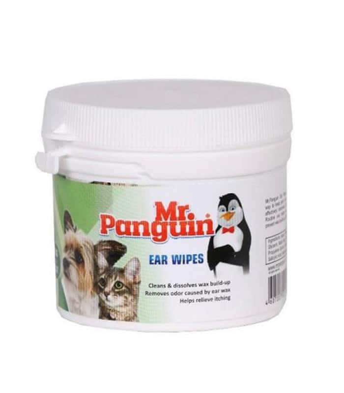 دستمال-مرطوب-مخصوص-گوش-حیوانات-پنگوئن