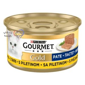 کنسرو گورمت گلد پته طعم مرغ 85 گرم